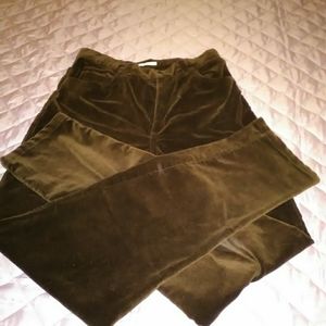 Jones New York sport stretch Algodon velvet pants